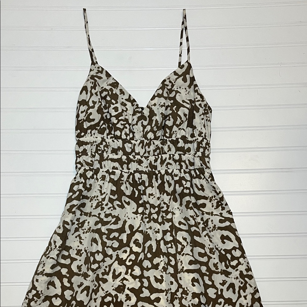 Rails Justine Sepia Cheetah Brown and White Women's Maxi Dress - Picture 3 of 8